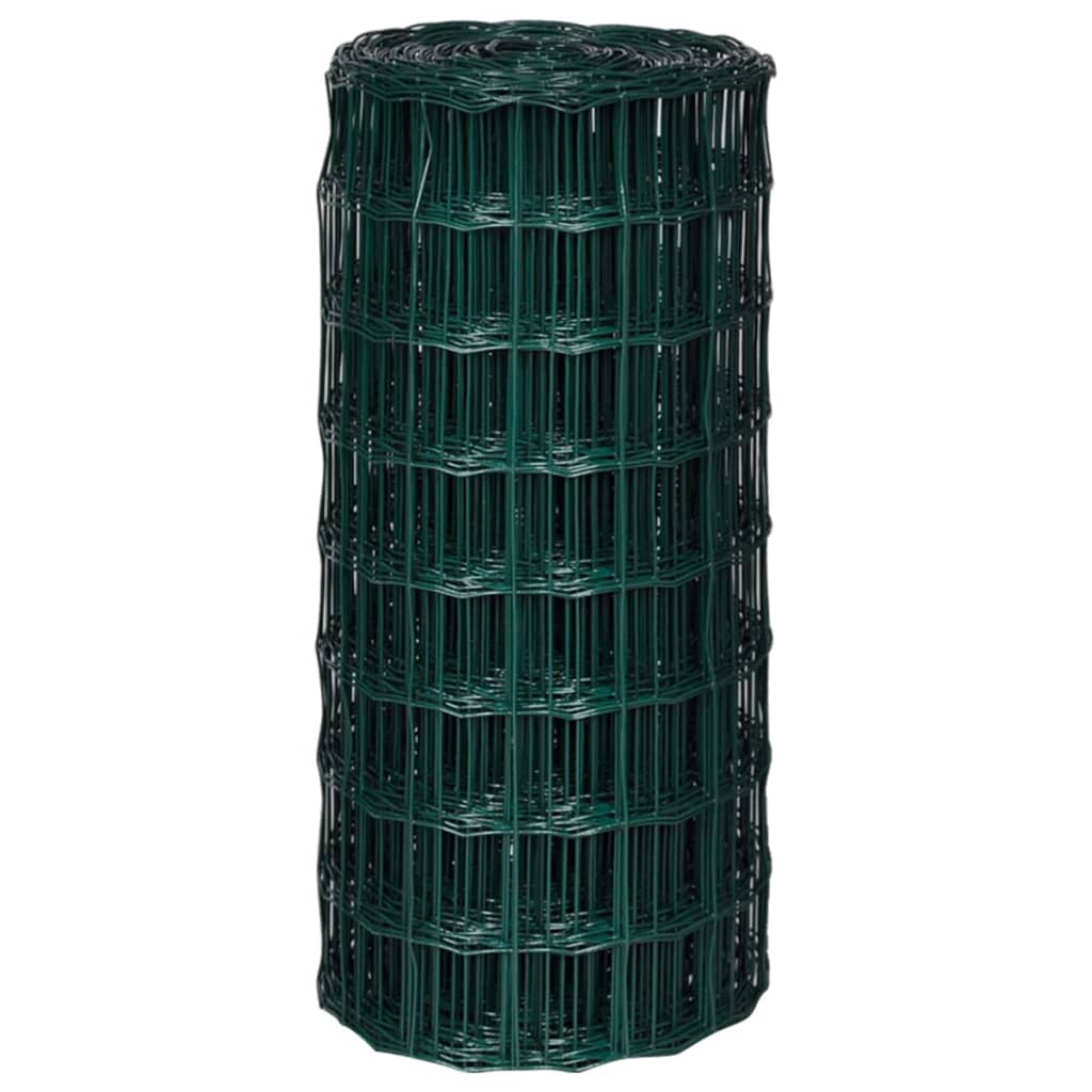 Vidaxl Euro Hek 10x0,8 m en acier vert