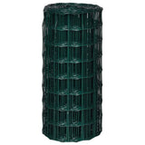 Vidaxl Euro Hek 10x0,8 m en acier vert