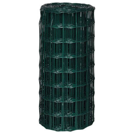 Vidaxl Euro Hek 10x0,8 m en acier vert