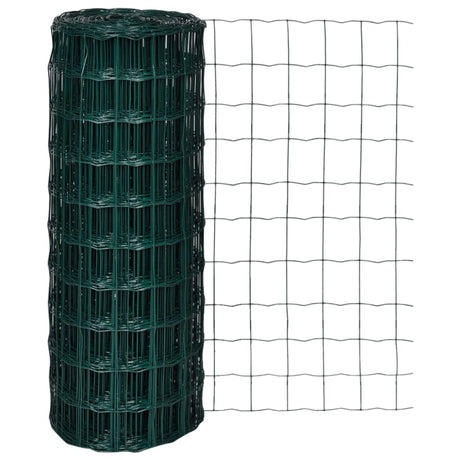 Vidaxl Euro Hek 10x1,0 m en acier vert