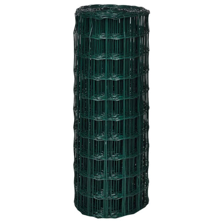 Vidaxl Euro Hek 10x1,0 m en acier vert