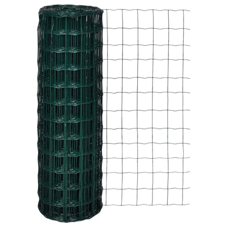 Vidaxl Euro Hek 10x1,2 m en acier vert