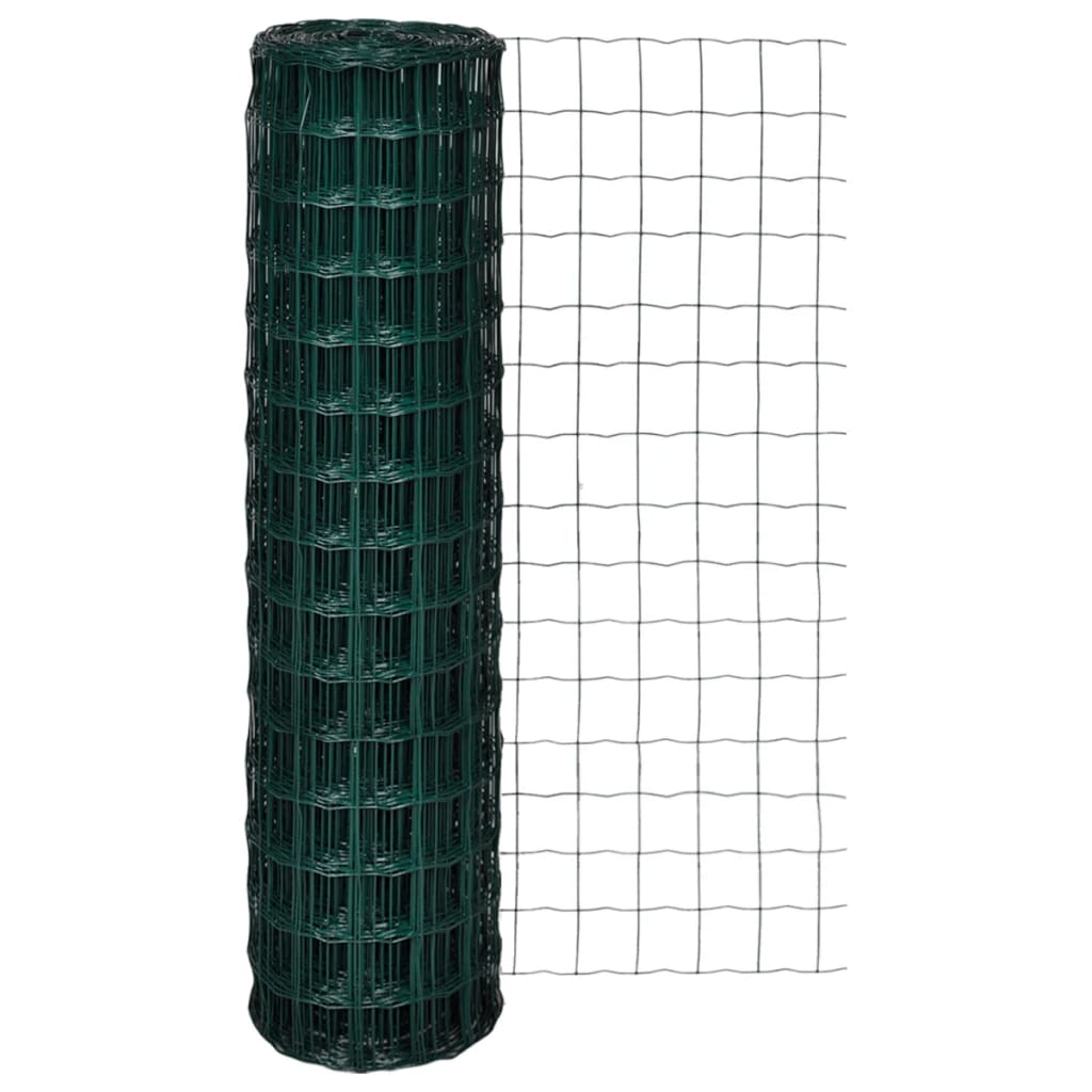 Vidaxl Euro Hek 10x1,5 m en acier vert