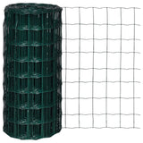 Vidaxl Euro Hek 25x0,8 m en acier vert