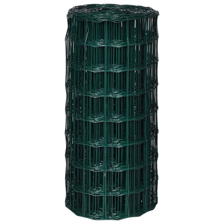 Vidaxl Euro Hek 25x0,8 m en acier vert