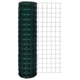 Vidaxl Euro Hek 25x1,5 m en acier vert