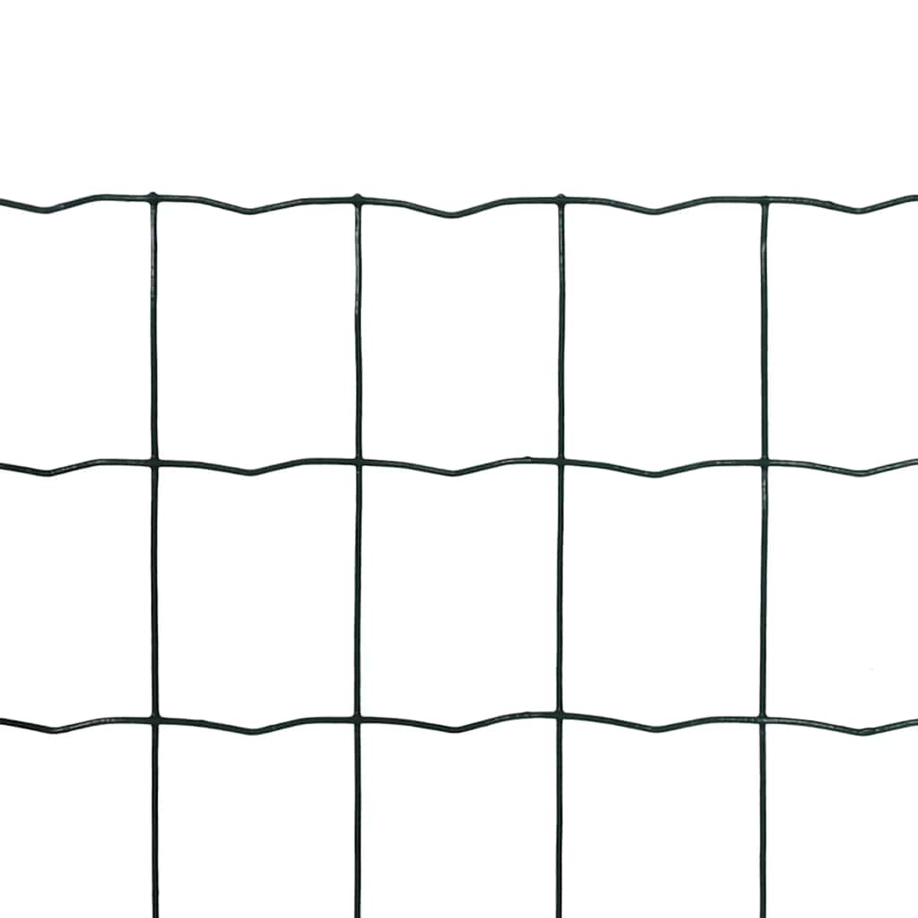 Vidaxl Euro Hek 10x0,8 m en acier vert