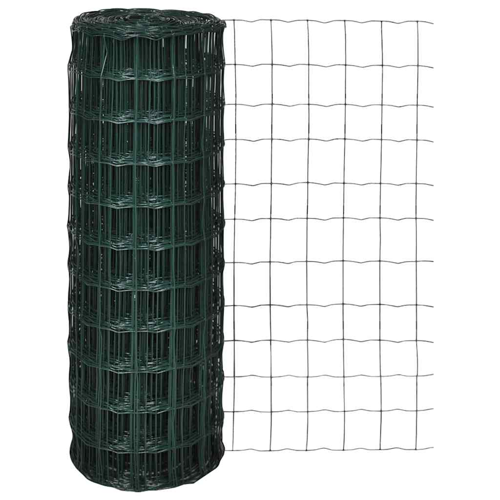 Vidaxl Euro Hek 10x1,2 m en acier vert