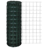 Vidaxl Euro Hek 25x0,8 m en acier vert