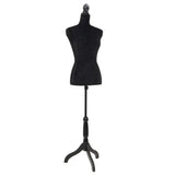 Vidaxl estalage poupée torse femme noire