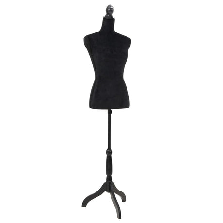 Vidaxl estalage poupée torse femme noire