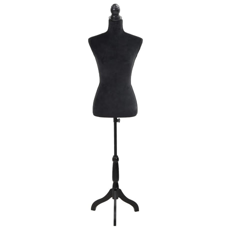Vidaxl estalage poupée torse femme noire