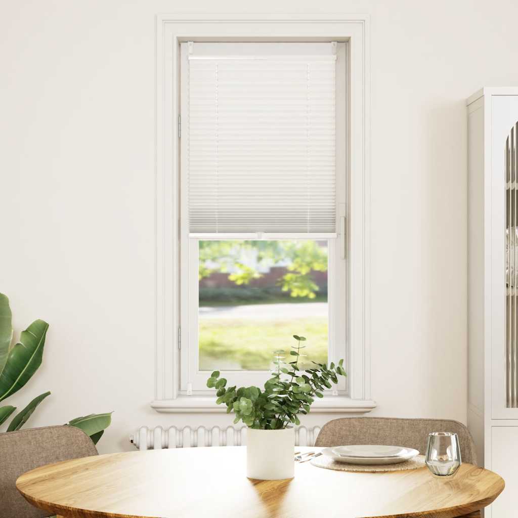 Vidaxl Plisséjalind 50x125 cm blanc