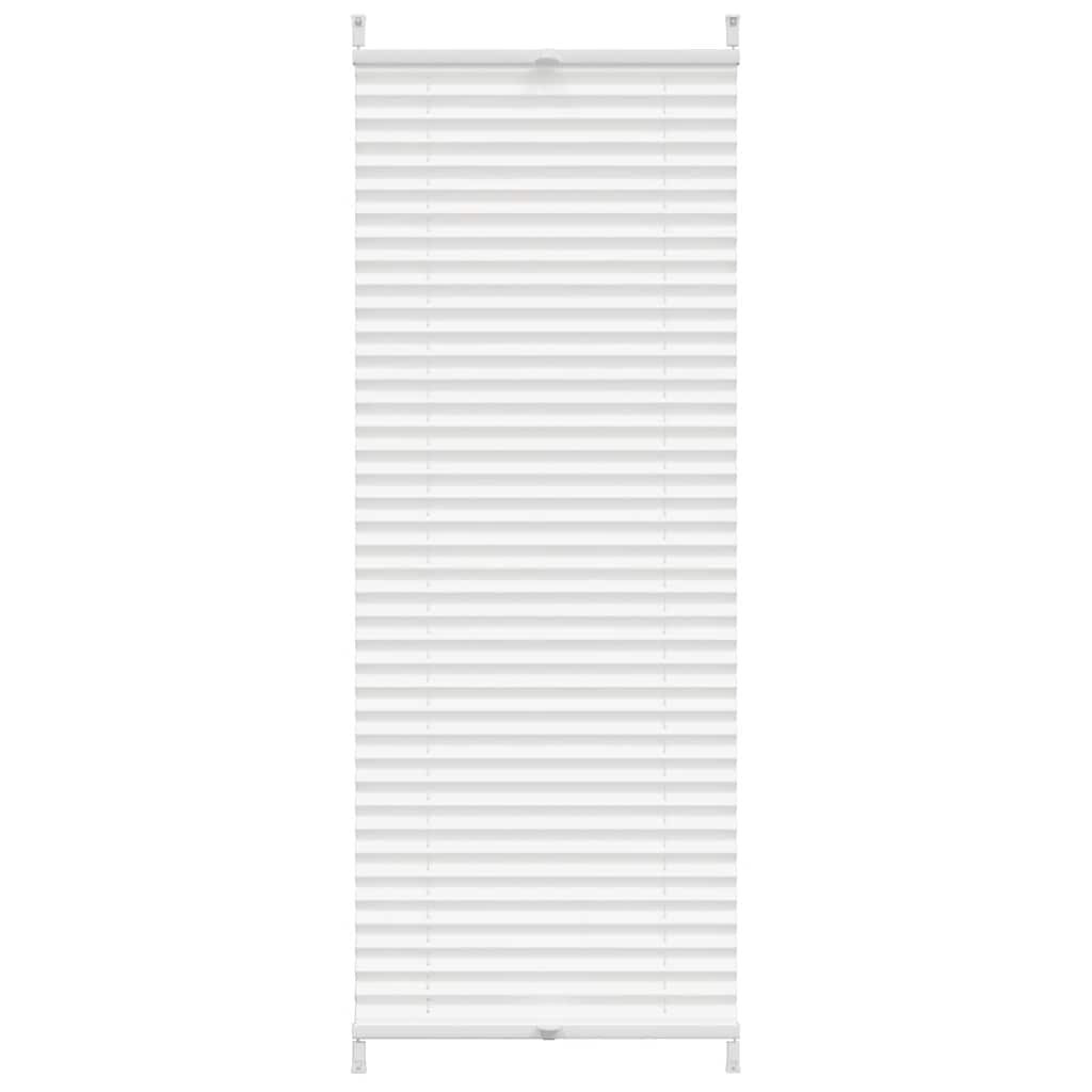 Vidaxl Plisséjalind 60x125 cm blanc