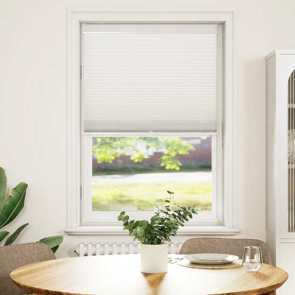 VidaXL store plissé 80x100 cm blanc
