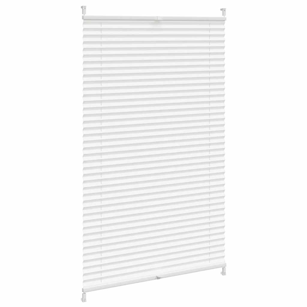 Vidaxl Plisséjalind 90x125 cm blanc