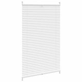 Vidaxl Plisséjalind 90x125 cm blanc