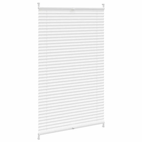 Vidaxl Plisséjalind 90x125 cm blanc