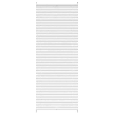 Vidaxl Plisséjalind 90x200 cm blanc