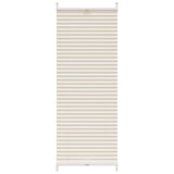 Vidaxx store enrouleur plissé 60x100cm crème