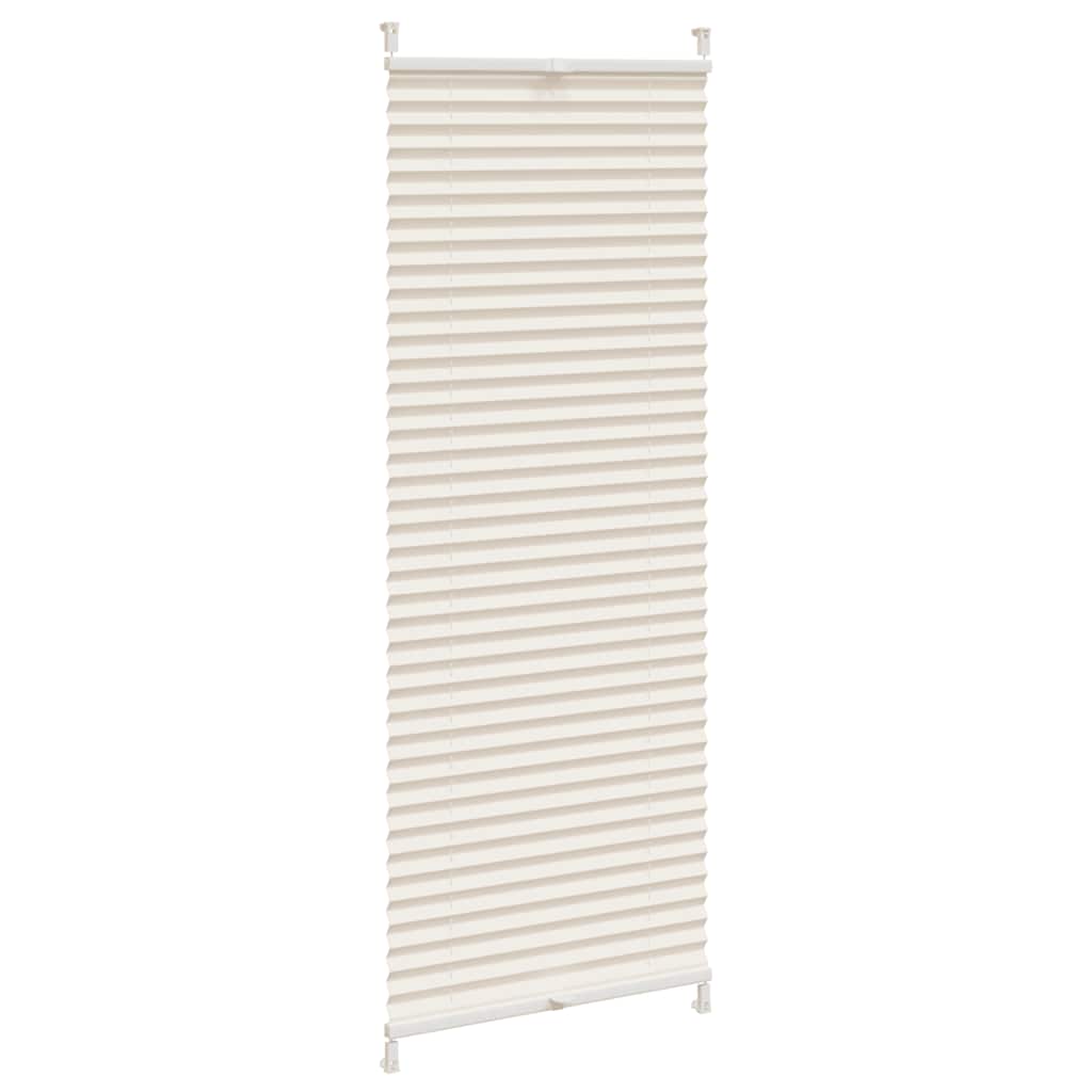 Vidaxx store enrouleur plissé 60x100cm crème