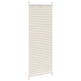 Vidaxx store enrouleur plissé 60x100cm crème