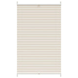 Vidaxl plissé rouleau aveugle 70x150 cm crème