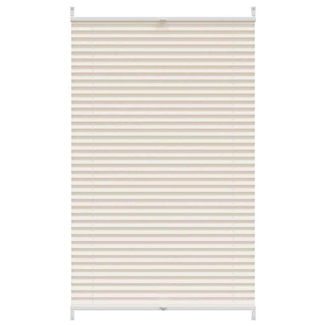 Vidaxl plissé rouleau aveugle 70x150 cm crème