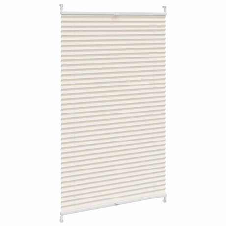 Vidaxl plissé rouleau aveugle 70x150 cm crème