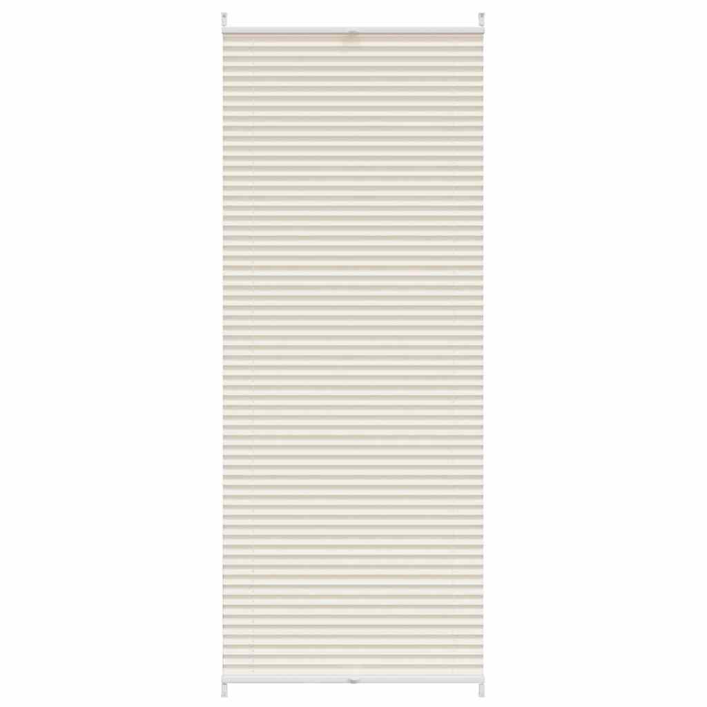 Vidaxx store enrouleur plissé 70x200cm crème