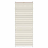 Vidaxx store enrouleur plissé 70x200cm crème
