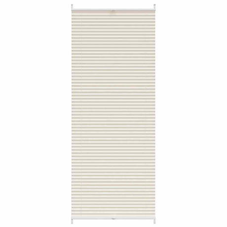 Vidaxx store enrouleur plissé 70x200cm crème