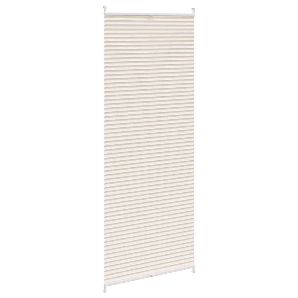 Vidaxx store enrouleur plissé 70x200cm crème