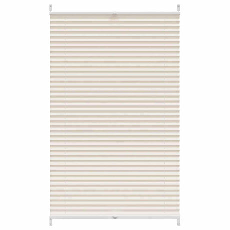 Vidaxx store enrouleur plissé 80x100cm crème