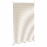 Vidaxx store enrouleur plissé 80x100cm crème
