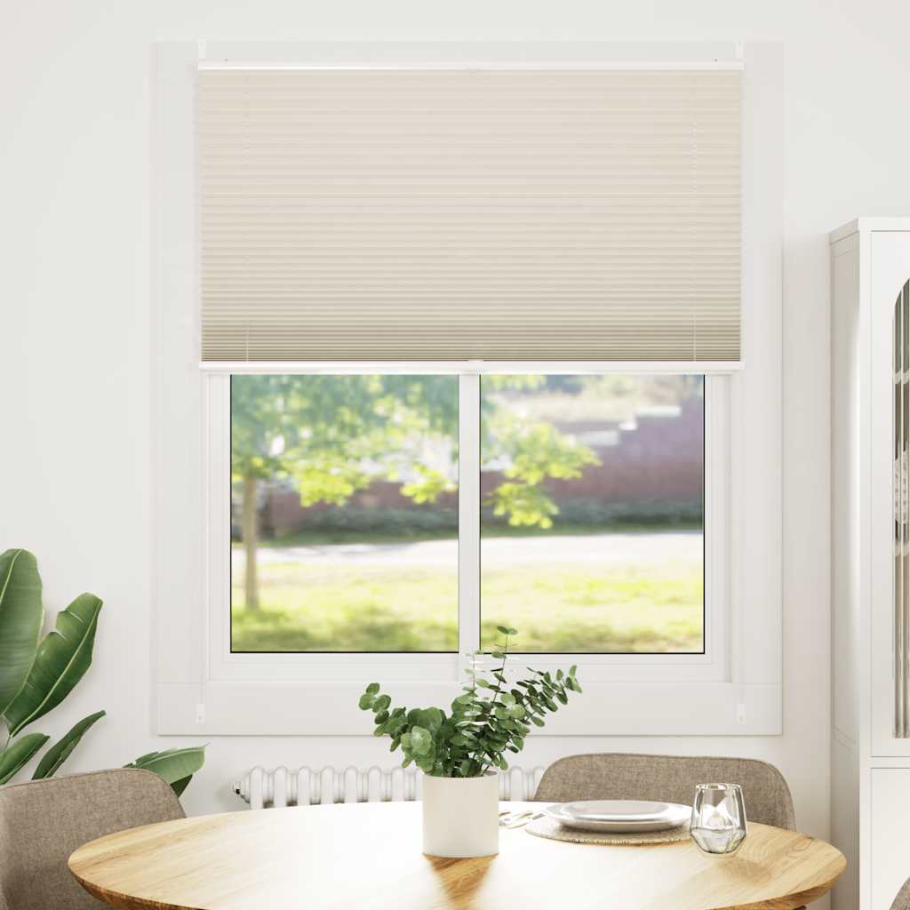 VidaXL stores plissés 100x150cm crème