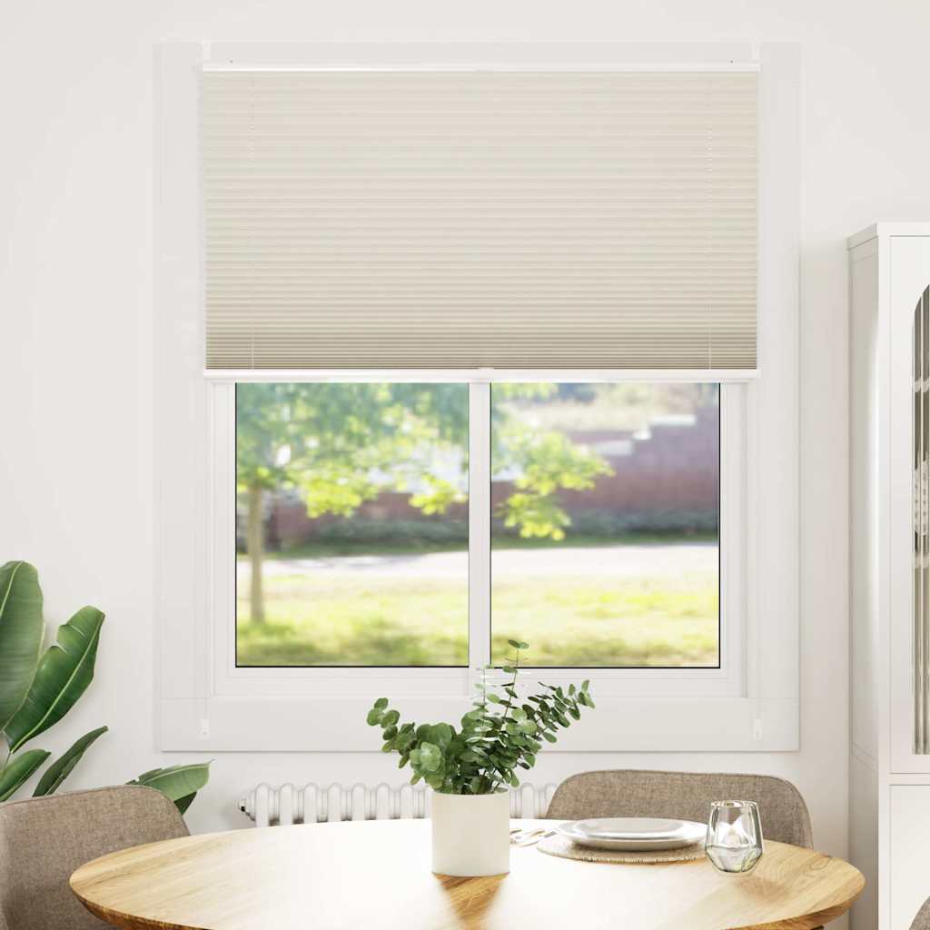 VidaXL stores plissés 110x100cm crème