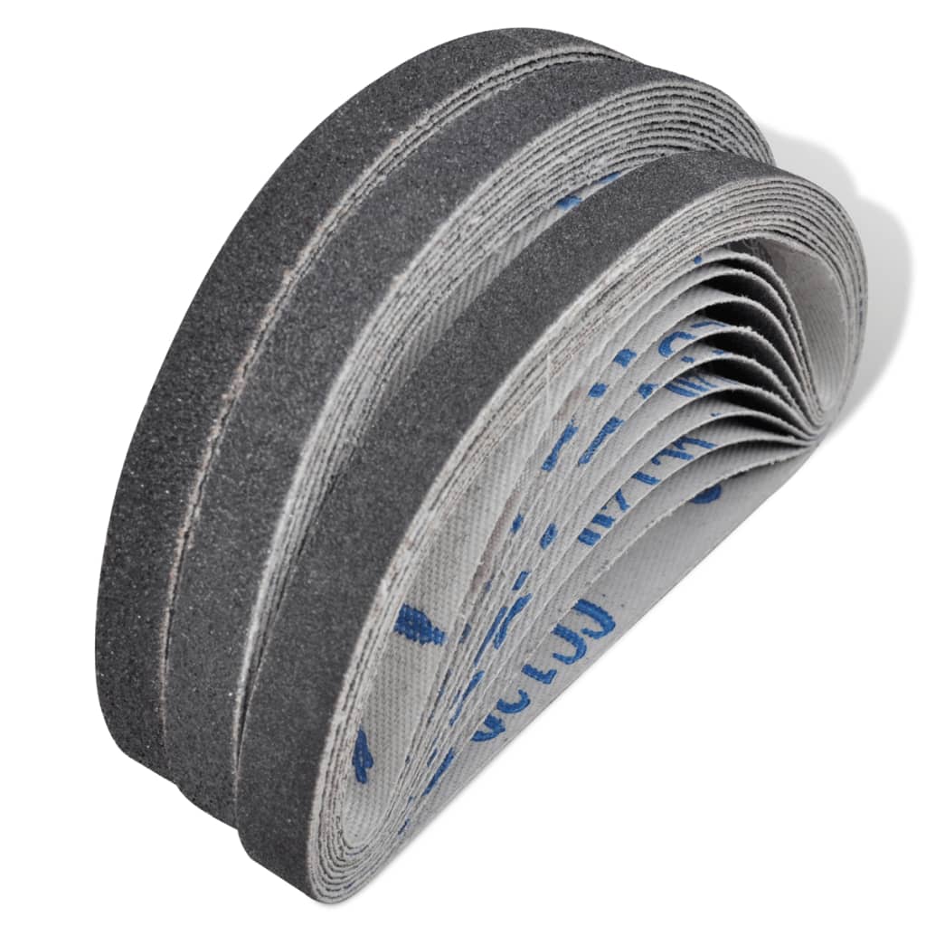VidaXL bandes abrasives pneumatiques à pression d'air 30 pièces