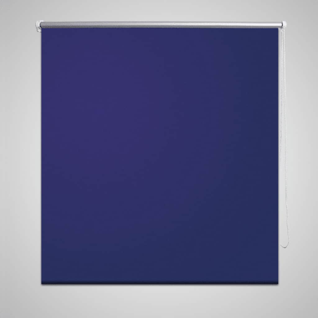 Vidaxl rullo blackout cieco 40 x 100 cm blu navy