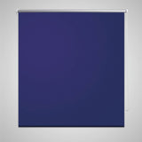 Vidaxl rullo blackout cieco 40 x 100 cm blu navy