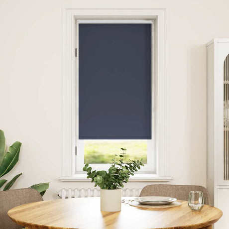 Vidaxl Roller aveugle accablant 60 x 120 cm bleu marin
