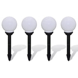 Vidaxl Garden Path Lamps 4 ST avec broche de terre LED 15 cm