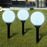 Vidaxl Garden Path Lamps 3 ms avec broche de terre LED 20 cm