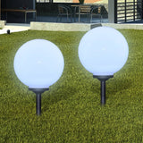 Vidaxl Garden Path Lamps 2 ms avec broche de terre LED 30 cm