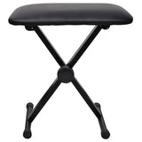 Tabouret de piano du clavier Vidaxl réglable et pliable