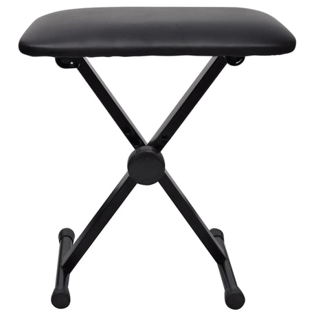 Tabouret de piano du clavier Vidaxl réglable et pliable