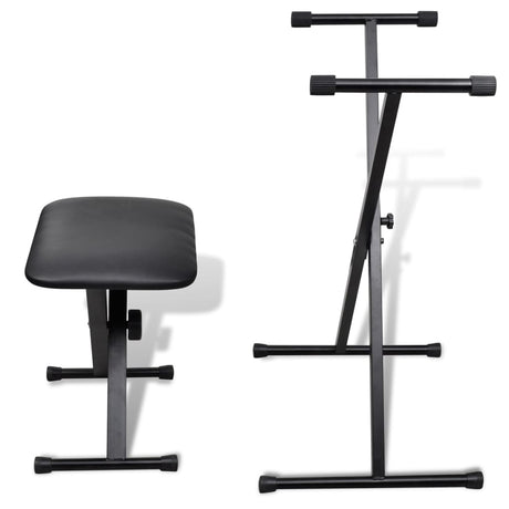 Support de clavier Vidaxl et manche réglable