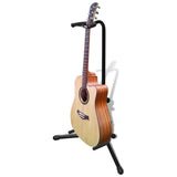 Stand de guitare unique réglable vidaxl