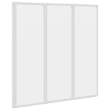 Écran de bain Vidaxl 3 panneaux pliables 117 x 120 cm