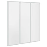 Écran de bain Vidaxl 3 panneaux pliables 141 x 132 cm